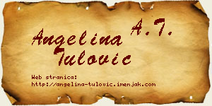 Angelina Tulović vizit kartica